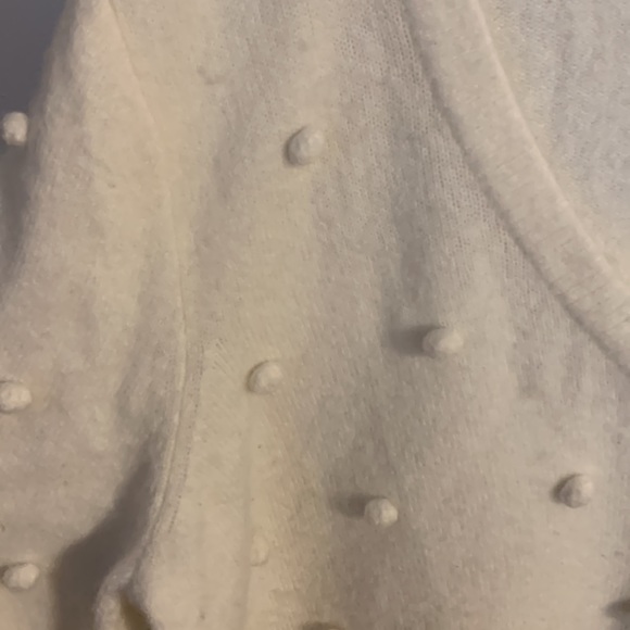 Madewell bobble dash wood v neck sweater - Picture 2 of 6